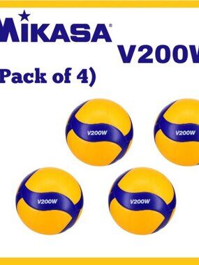 Mikasa Volleyball Mikasa V200W Volleyball Size 5 pack of 3